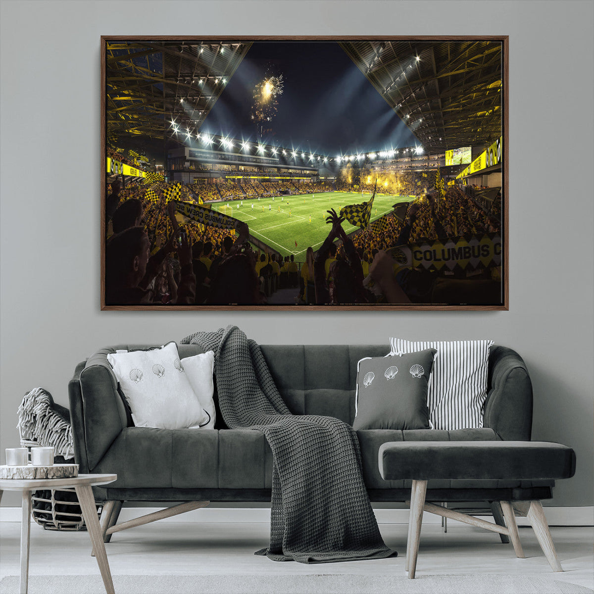 Columbus Crew Soccer Team Print - Columbus Crew Stadium Wall