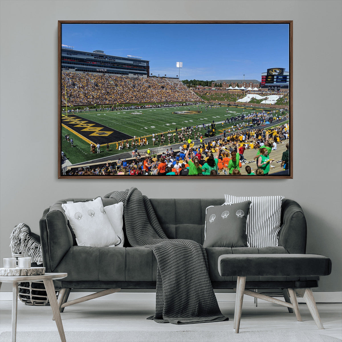 University of Missouri Tigers Football Team Print - Columbia