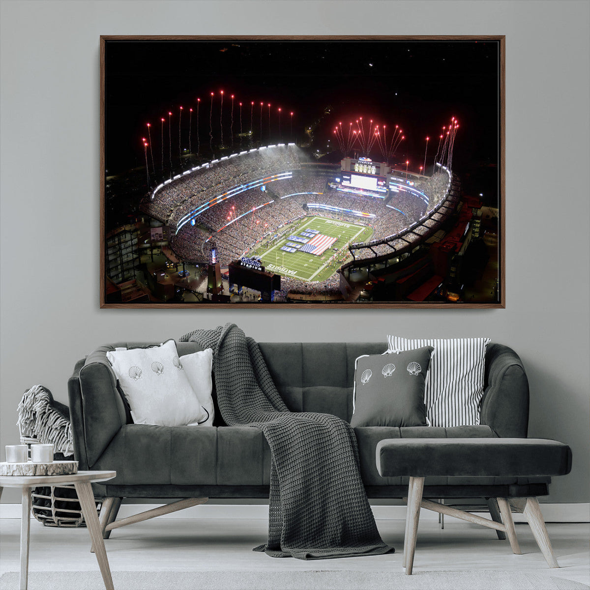 New England Patriots Team Print Wall Art- Foxborough