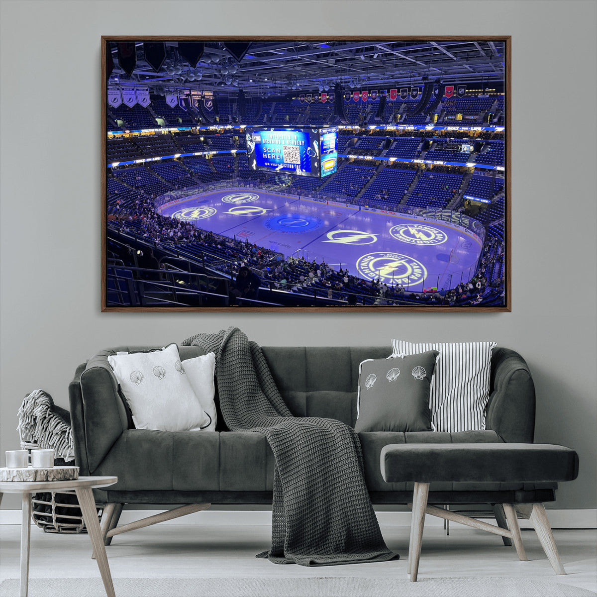 Amalie Arena Florida Wall Art Canvas Print - NHL Hockey