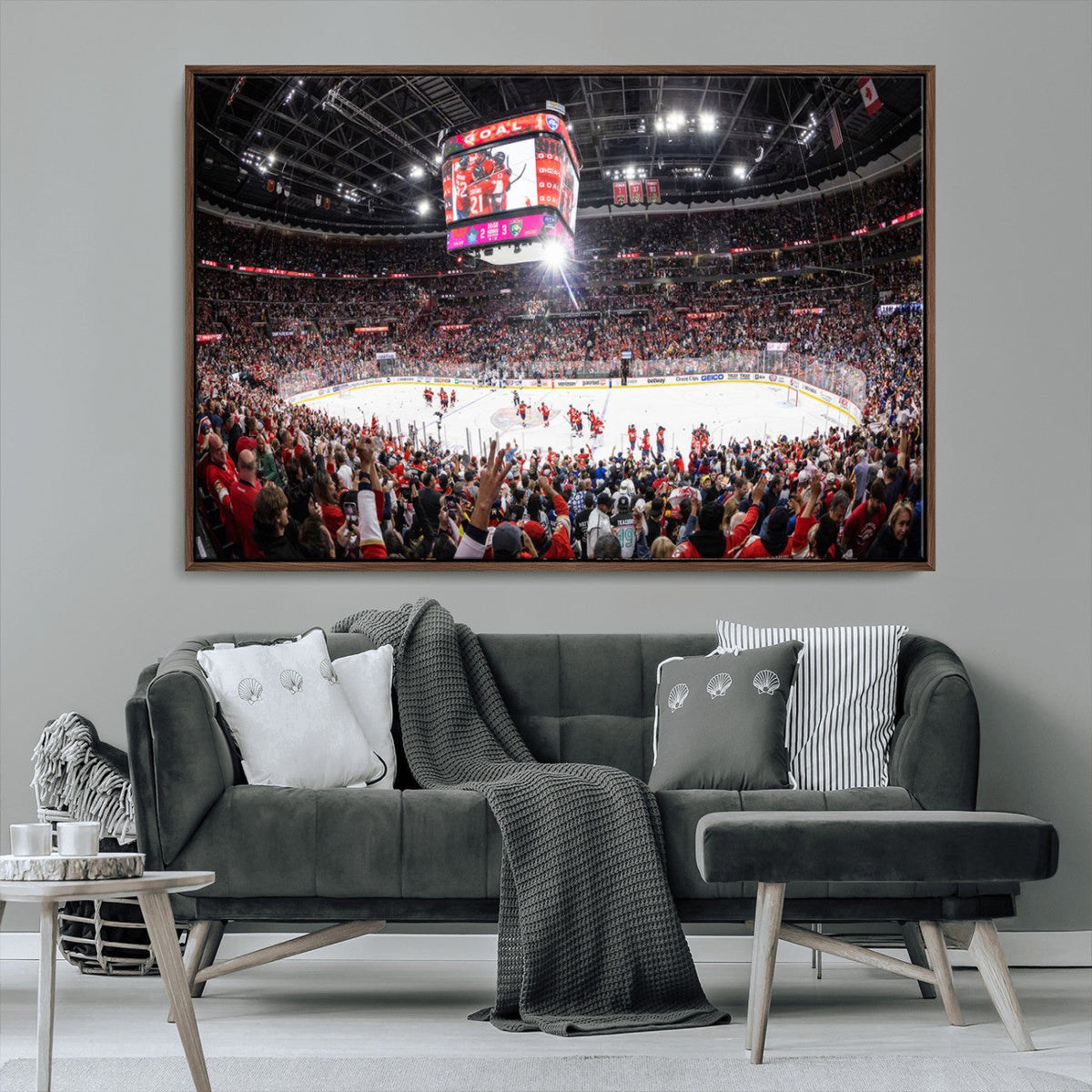 Amerant Bank Arena Wall Art Canvas Print - Basketball Arena