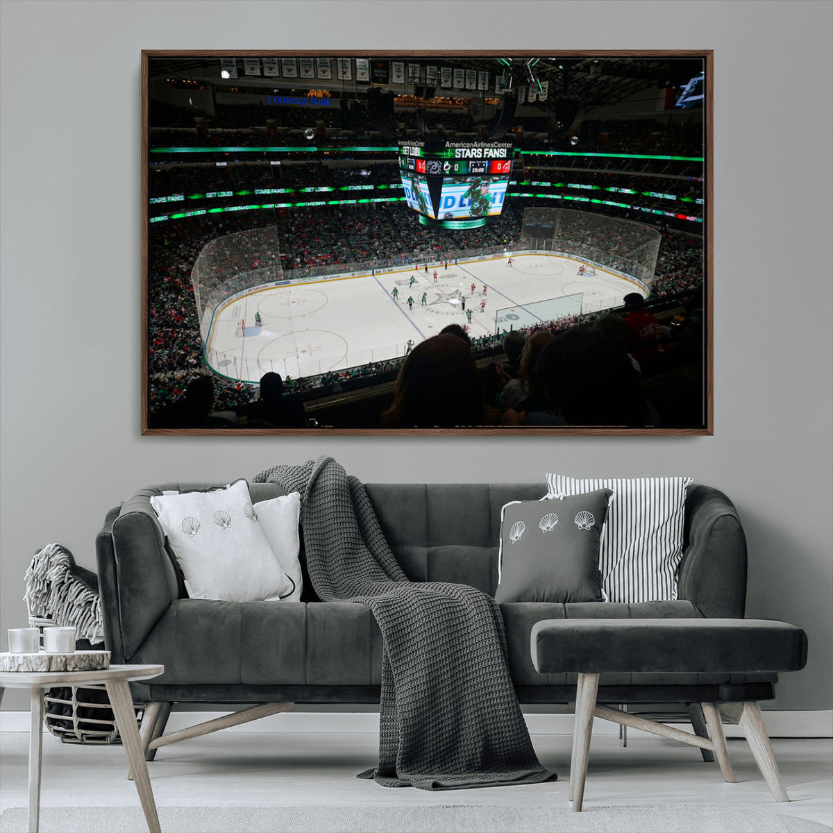 American Airlines Center Dallas Stars Wall Art Canvas Print