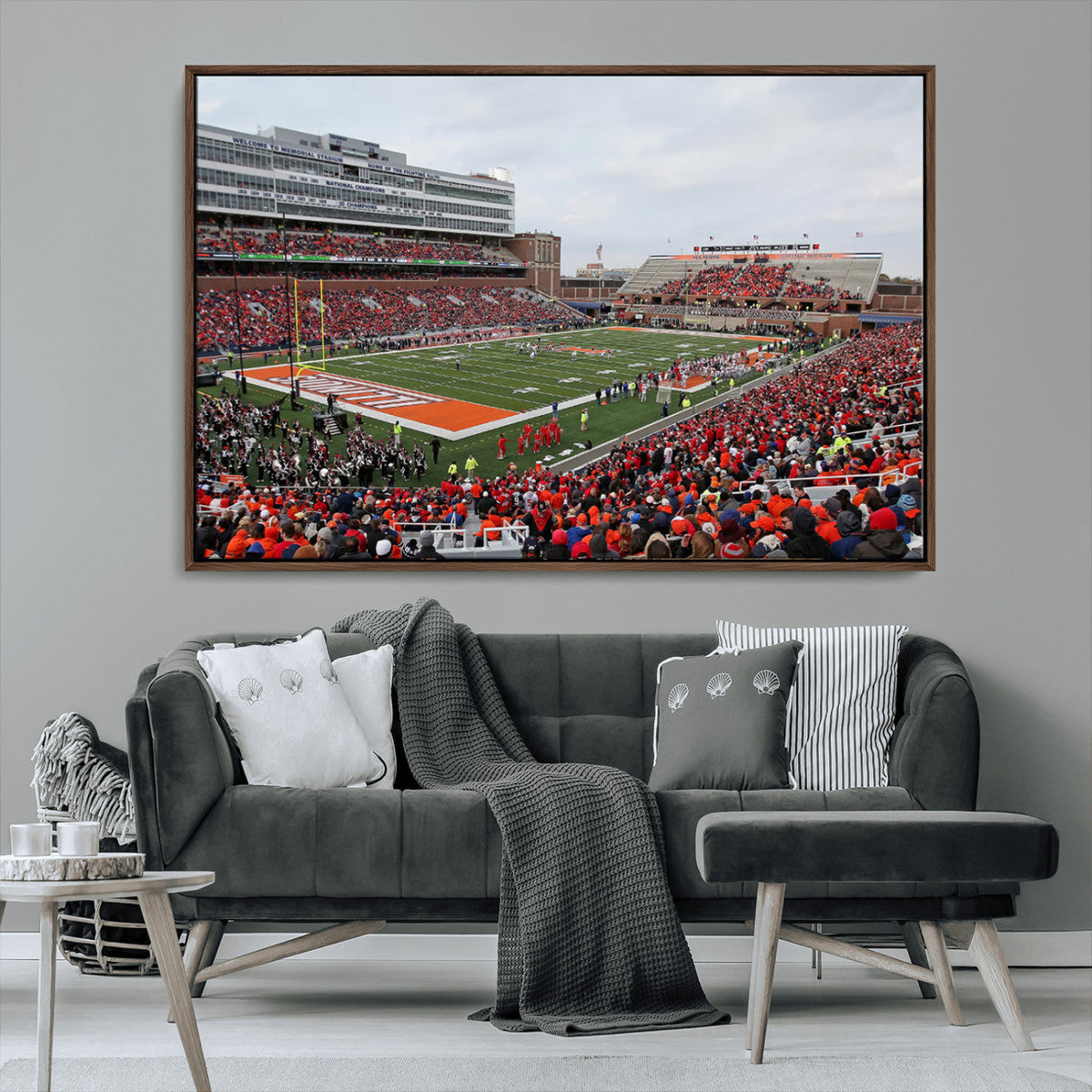 University of Illinois Fighting Illini Football Team Print -
