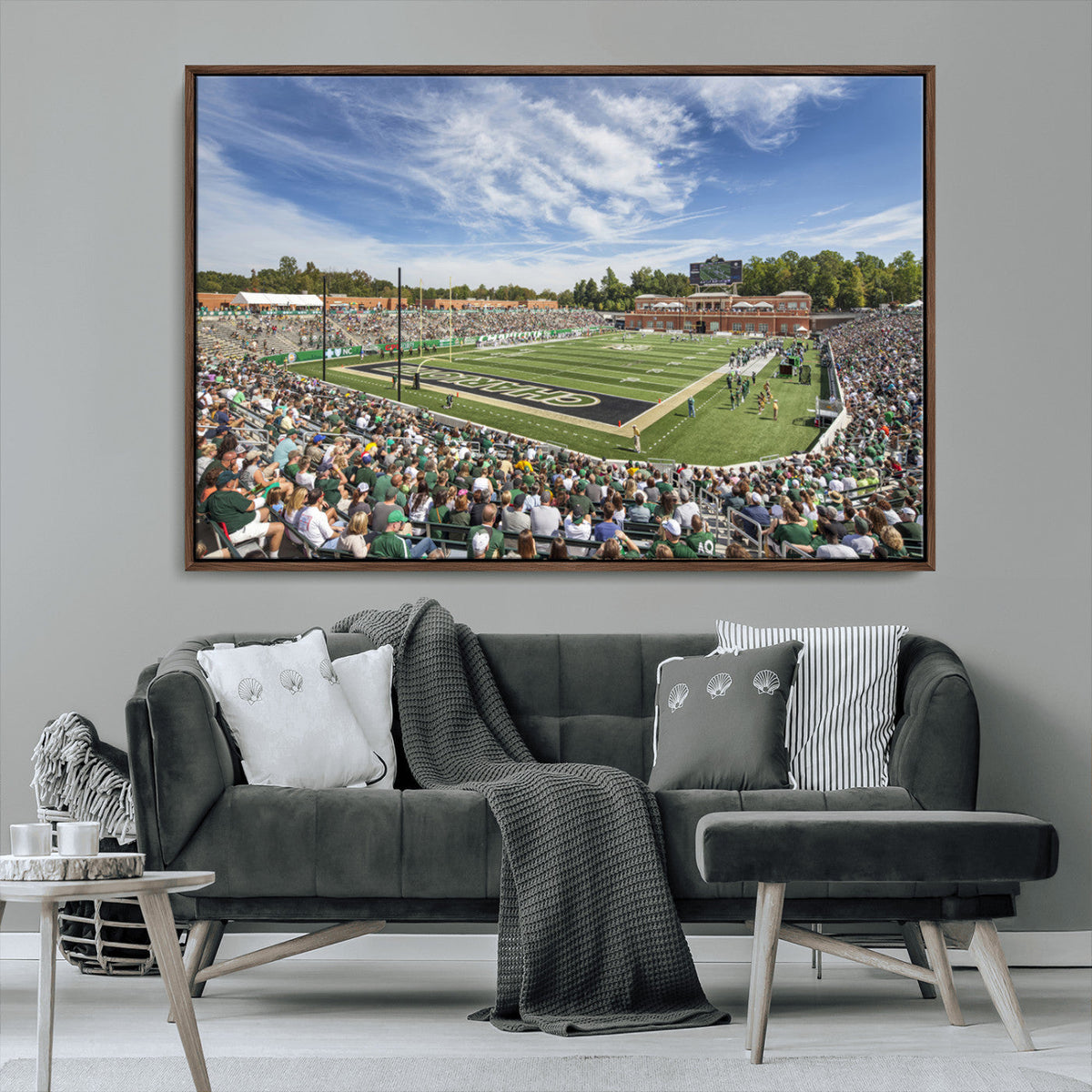 University of Charlotte 49ers Football Team Print -