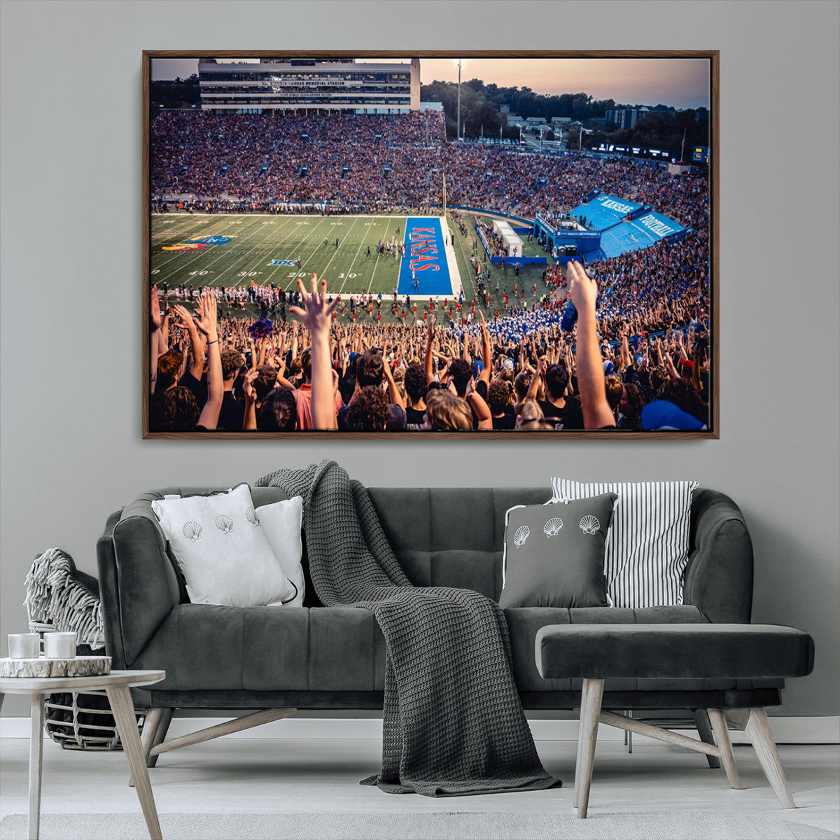 University of Kansas Jayhawks Football Team Art Print -