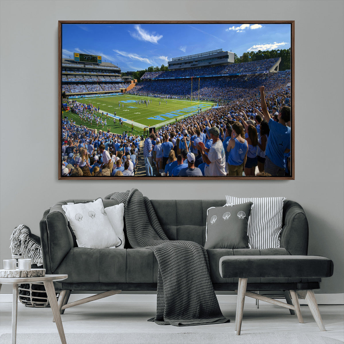 University of North Carolina Tar Heels Team Canvas Print -
