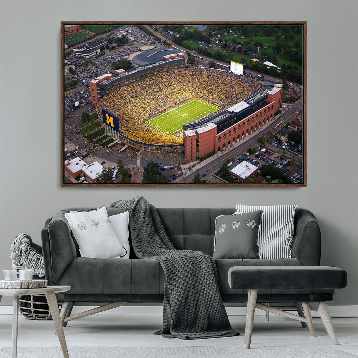 University of Michigan Wolverines Football Team Print - Ann