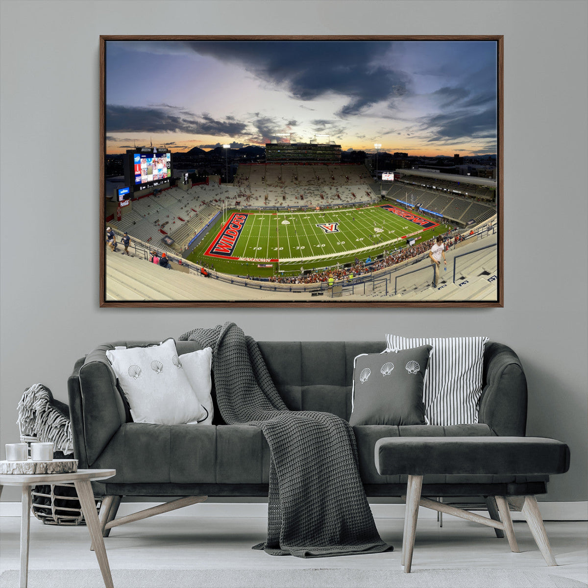 Arizona Wildcats Football Team Print - Tucson Arizona