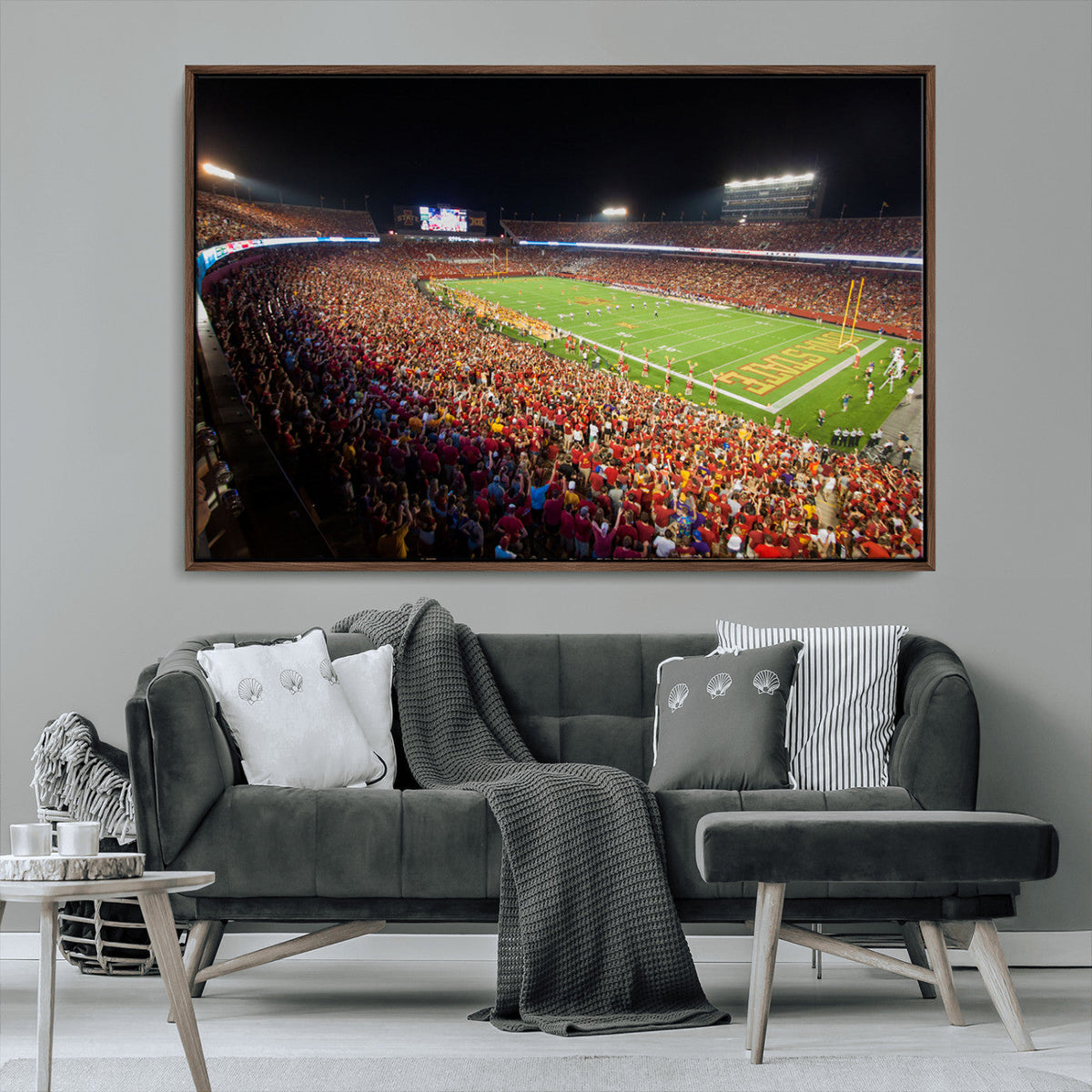 Iowa State University Cyclones Canvas Print, Football Team