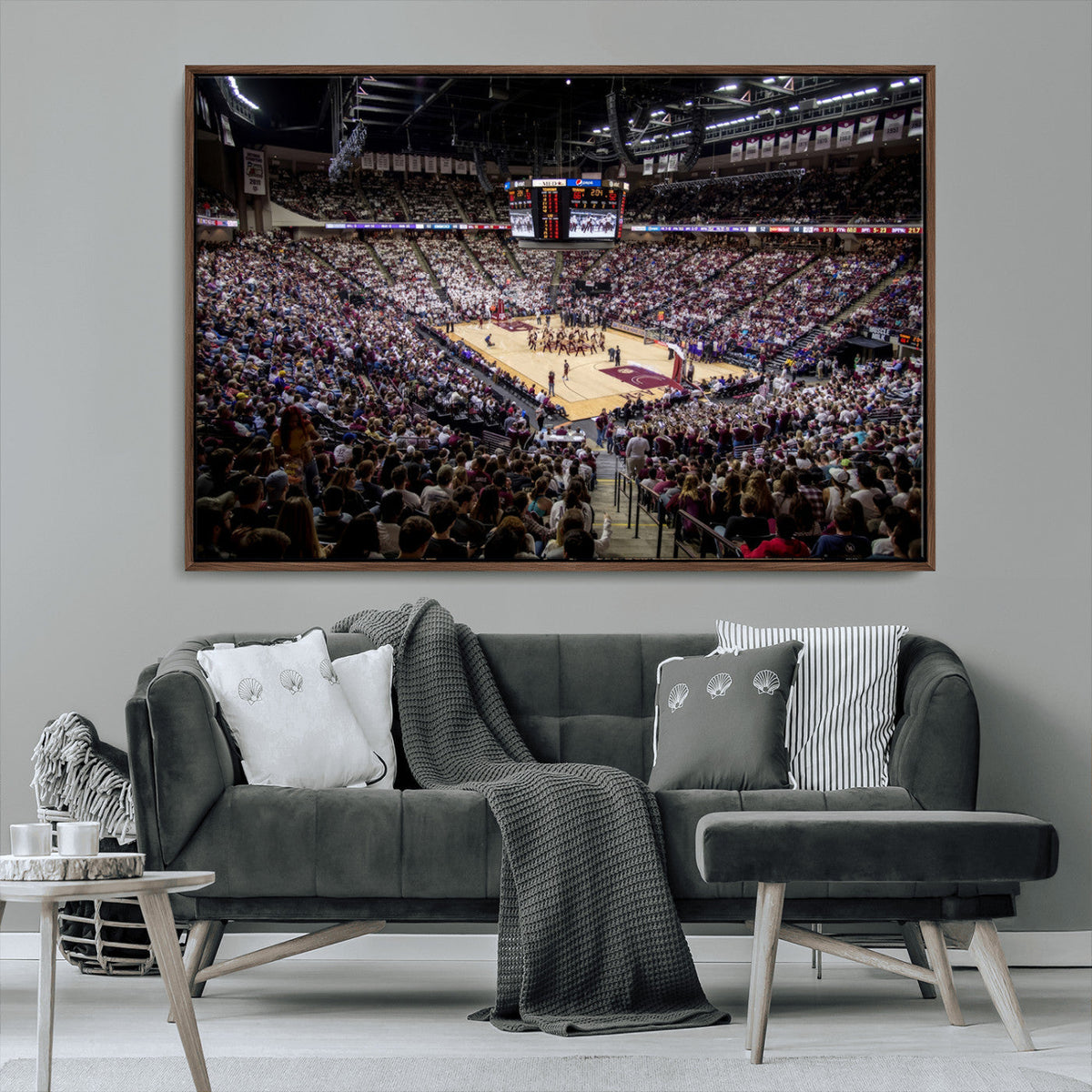 University of Nebraska Cornhuskers Basketball Team Print -
