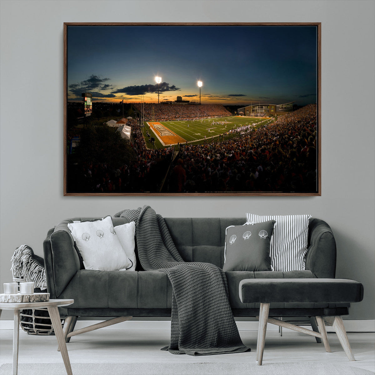 Ball State Cardinals Football Team Print - Muncie Scheumann