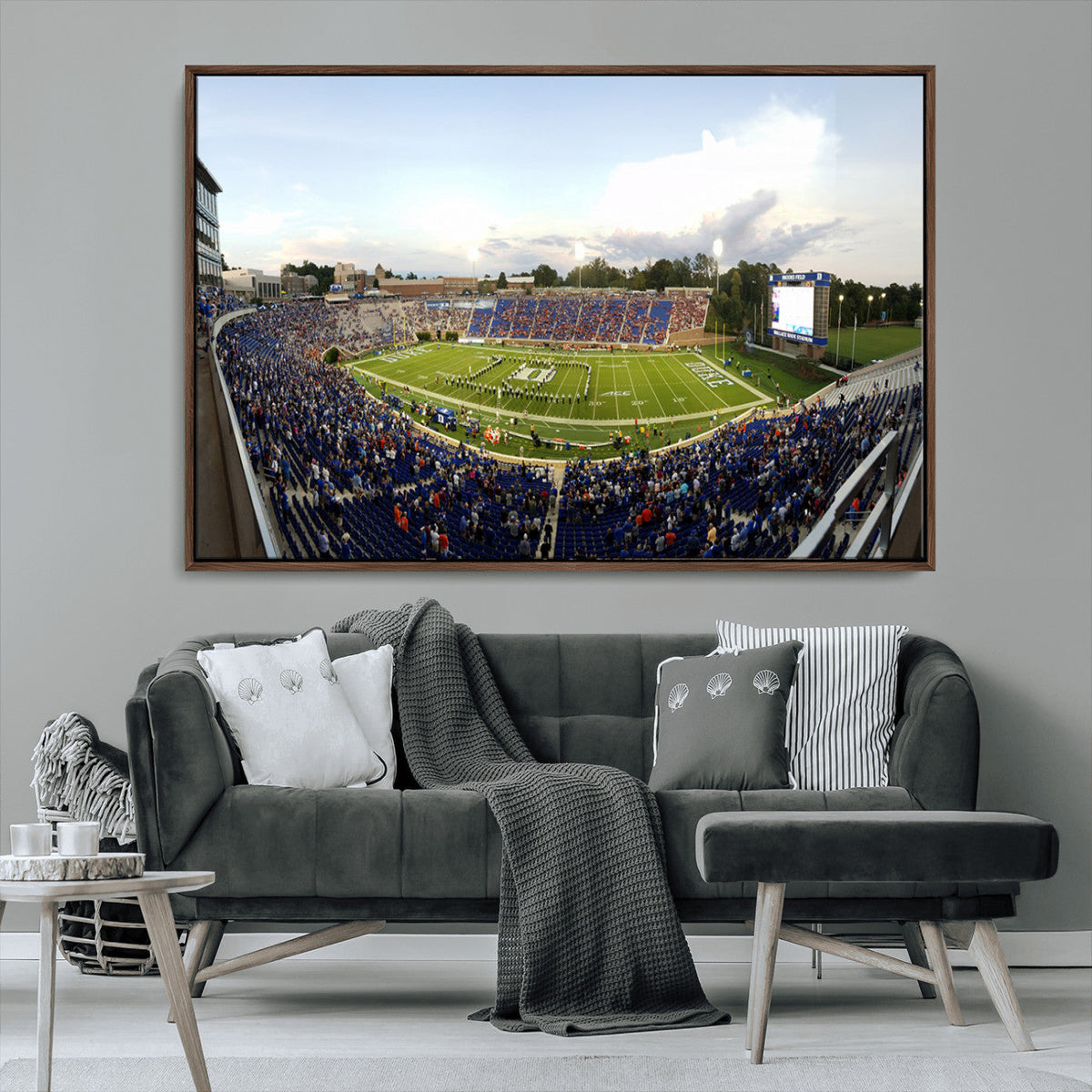 The Duke University Blue Devils Football Team Print - Durham