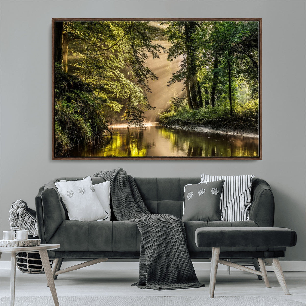 Forest Wall Art Print | River Landscape Wall Art | Perfect