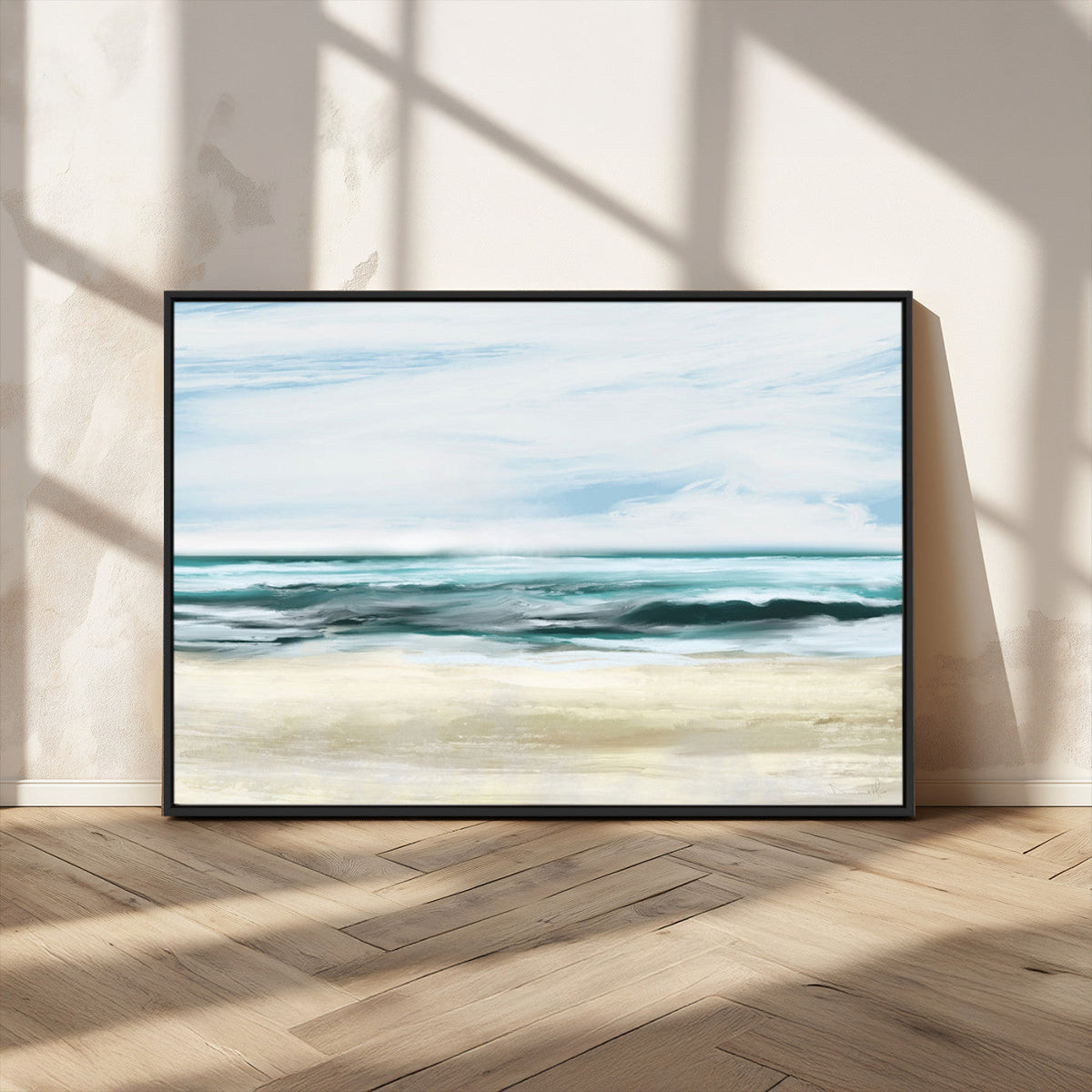 Ocean Abstract Wall Art Canvas Print