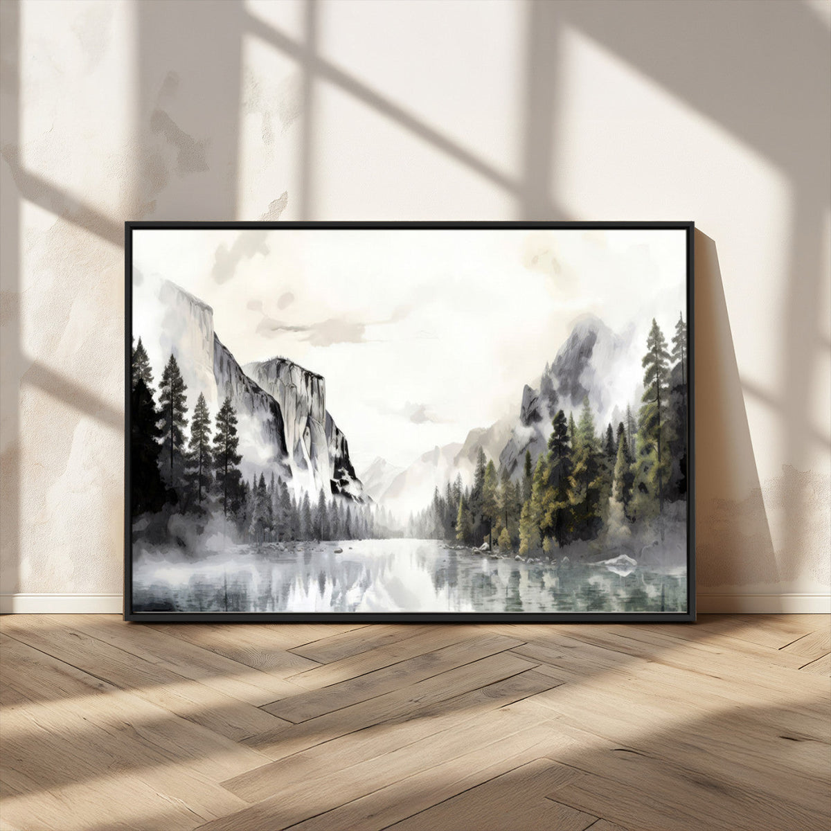 Yosemite Valley Wall Art Canvas Print – Framed and Ready to