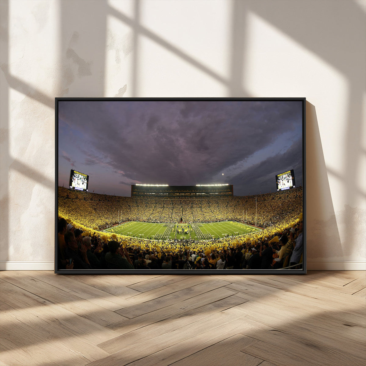 Michigan Wolverines Print - Michigan Stadium Wall Art Canvas