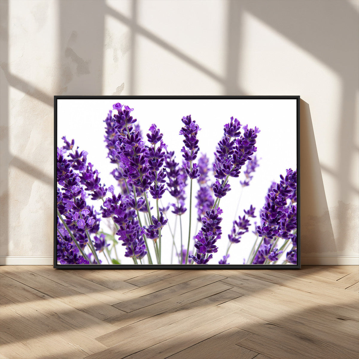 Lavender Flower Wall Art Canvas Print