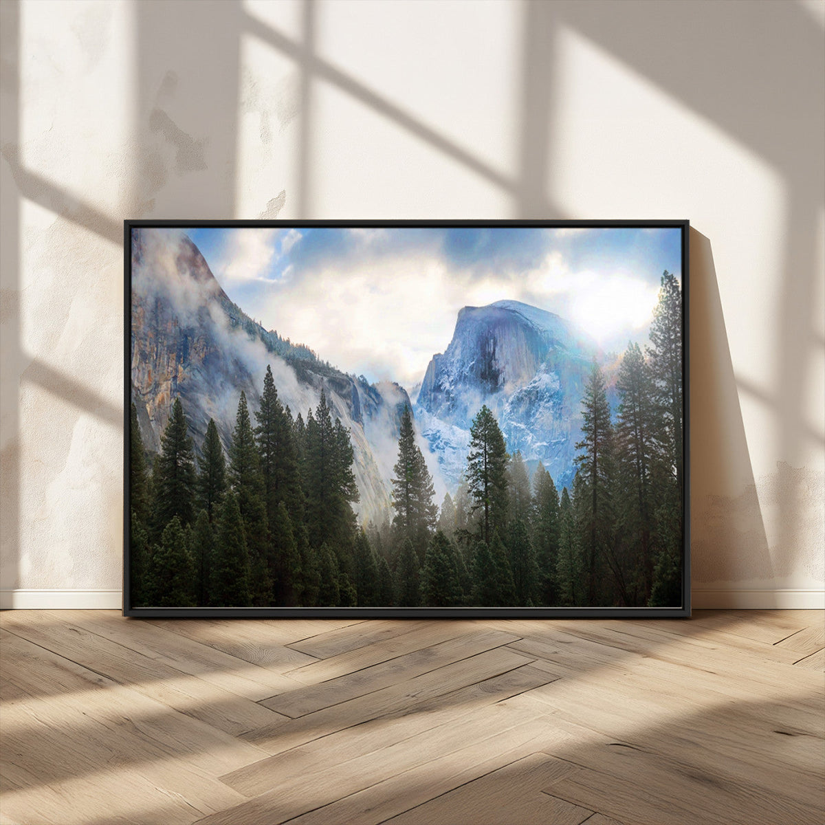 Half Dome Yosemite Calinia Wall Art Canvas Print El Capitan