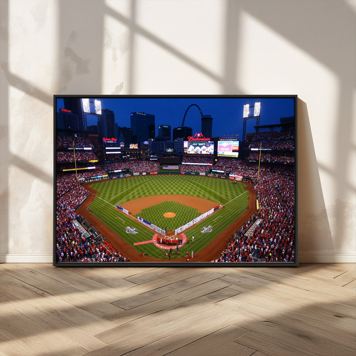 St. Louis Cardinals Baseball Team Print - Busch Stadium Wall