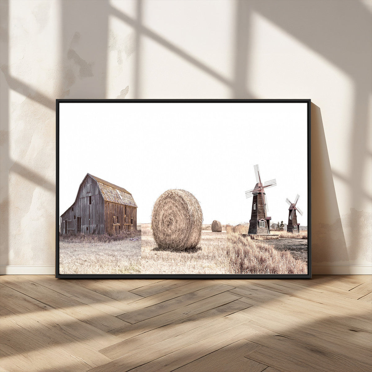 Farm Prints Set, Set of 3 Farmhouse Wall Art, Country House