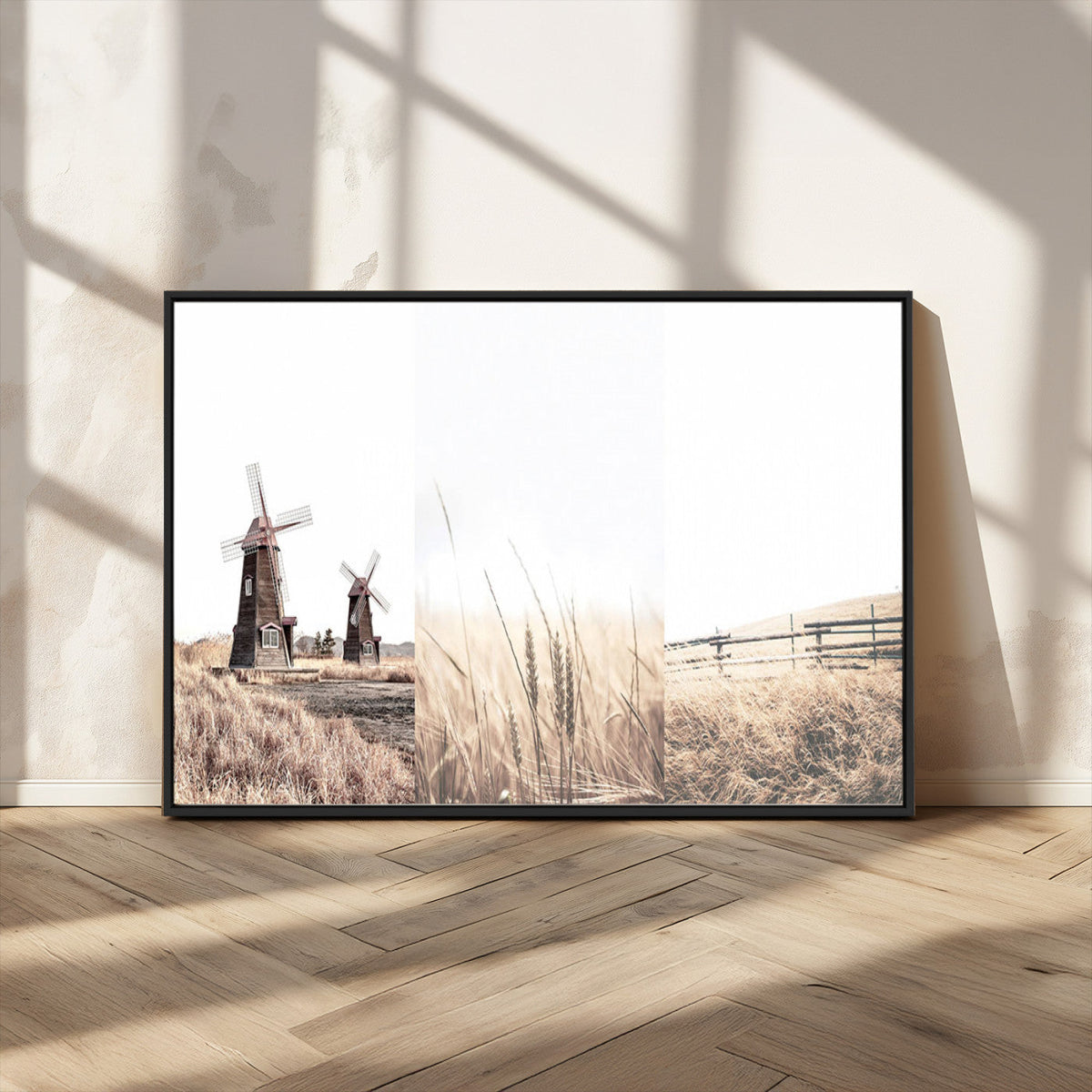 Farm Prints Set, Farmhouse Wall Art Canvas, Country House