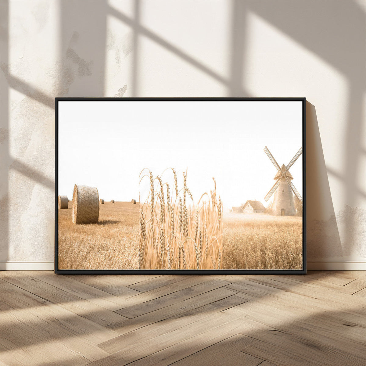 Vintage Farmhouse Triptych Wall Art – Giclée Canvas