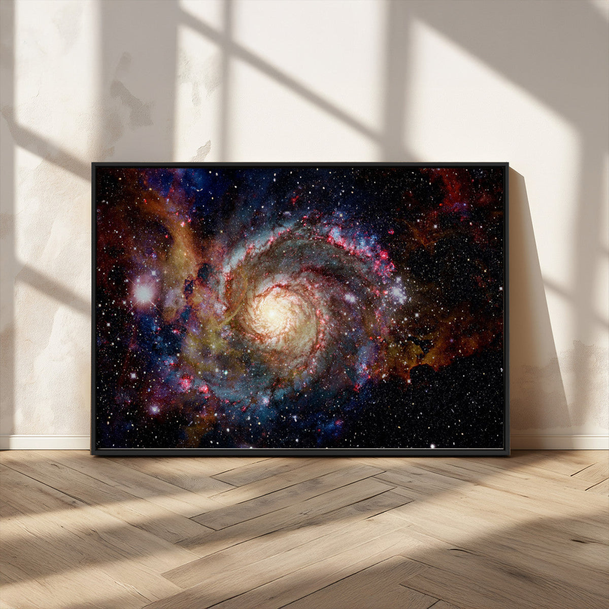 Nebula and Galaxies in Space Wall Art Canvas Print, Spiral