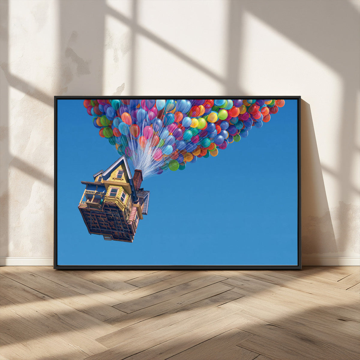 Carl Fredricksen, Up Movie Wall Art, Balloons Wall Art, Air