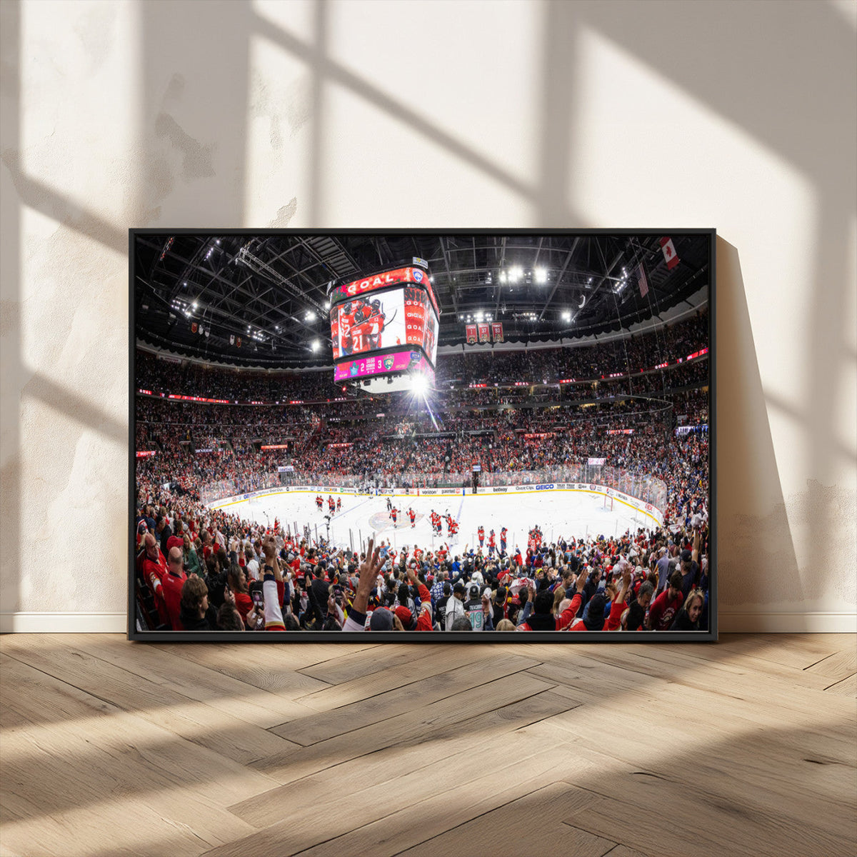 Amerant Bank Arena Wall Art Canvas Print - Basketball Arena