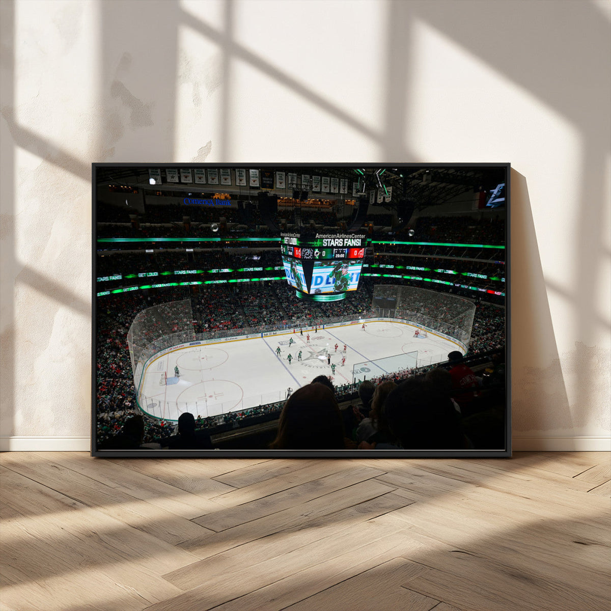 American Airlines Center Dallas Stars Wall Art Canvas Print