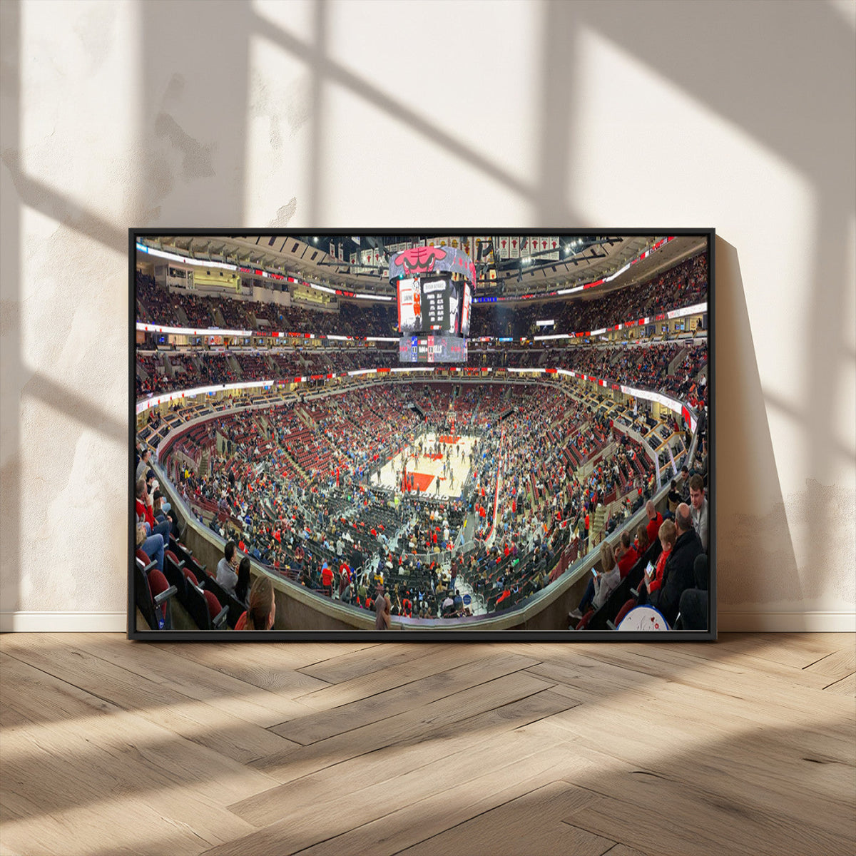 United Center Chicago Bulls Stadium Wall Art Canvas Print