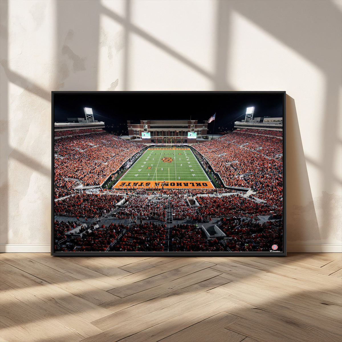 Oklahoma State Cowboys Canvas Print, Football Team Print -