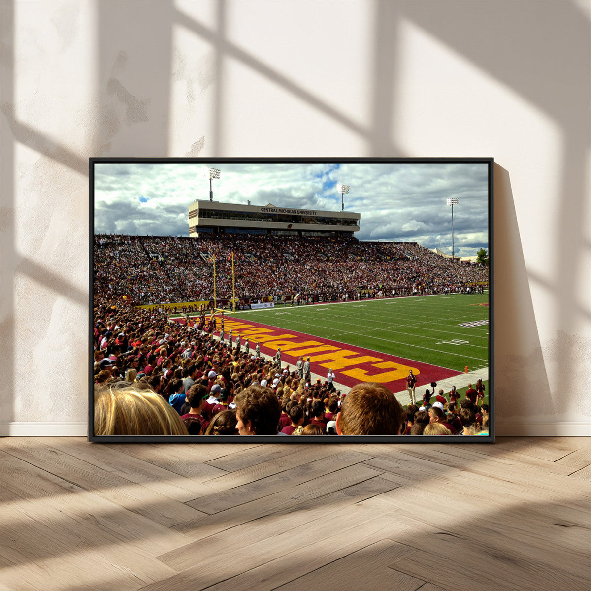 Central Michigan University Chippewas Football Team Print -