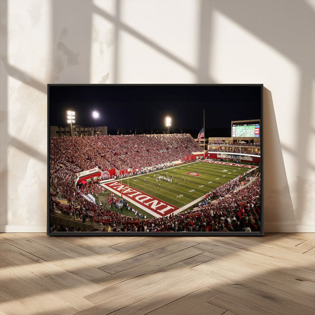 Indiana University Hoosiers Football Team Print Canvas -