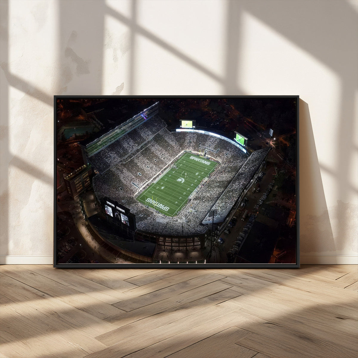 Michigan State Spartans Football Team Print - East Lansing