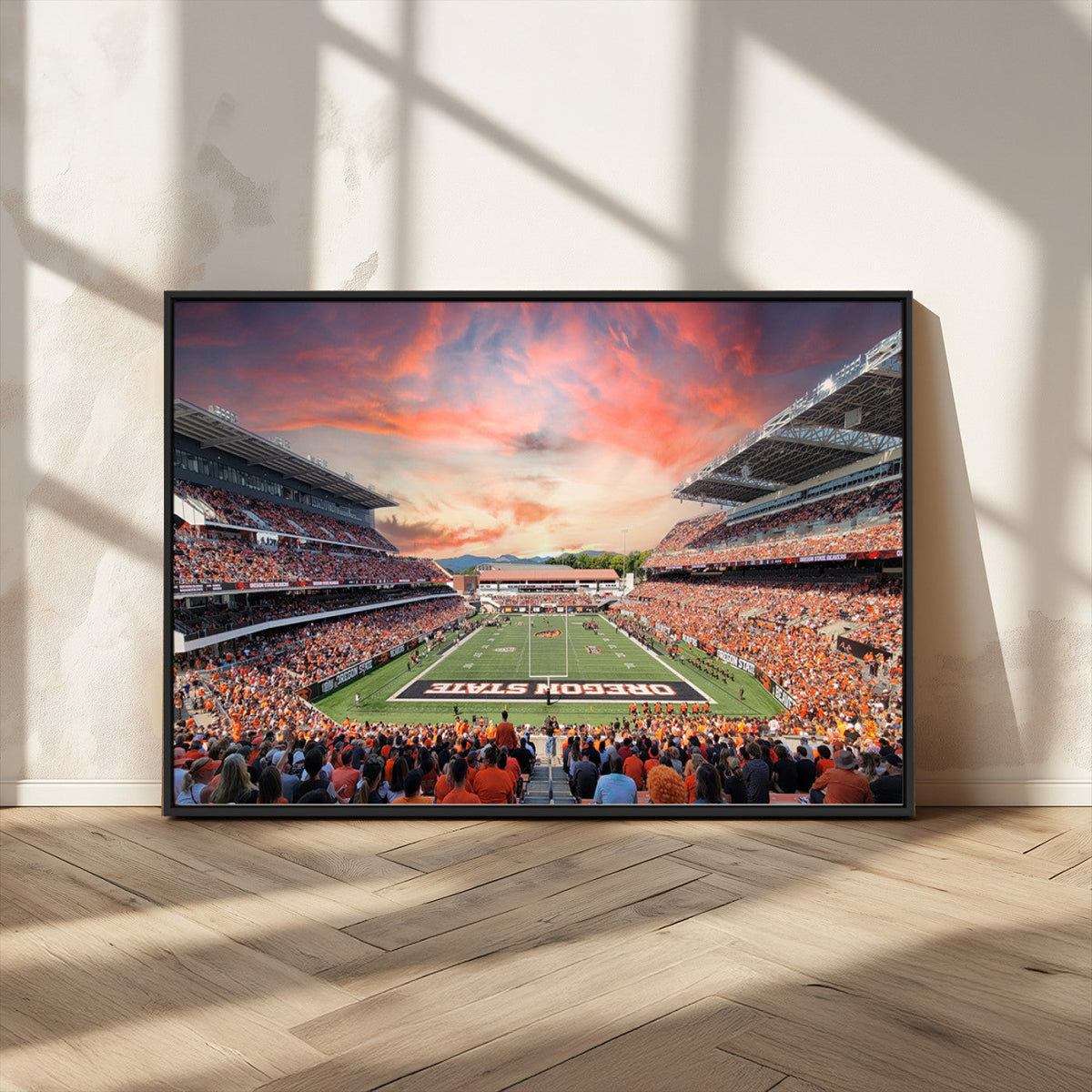 Oregon State Beavers Football Team Print - Corvallis Reser