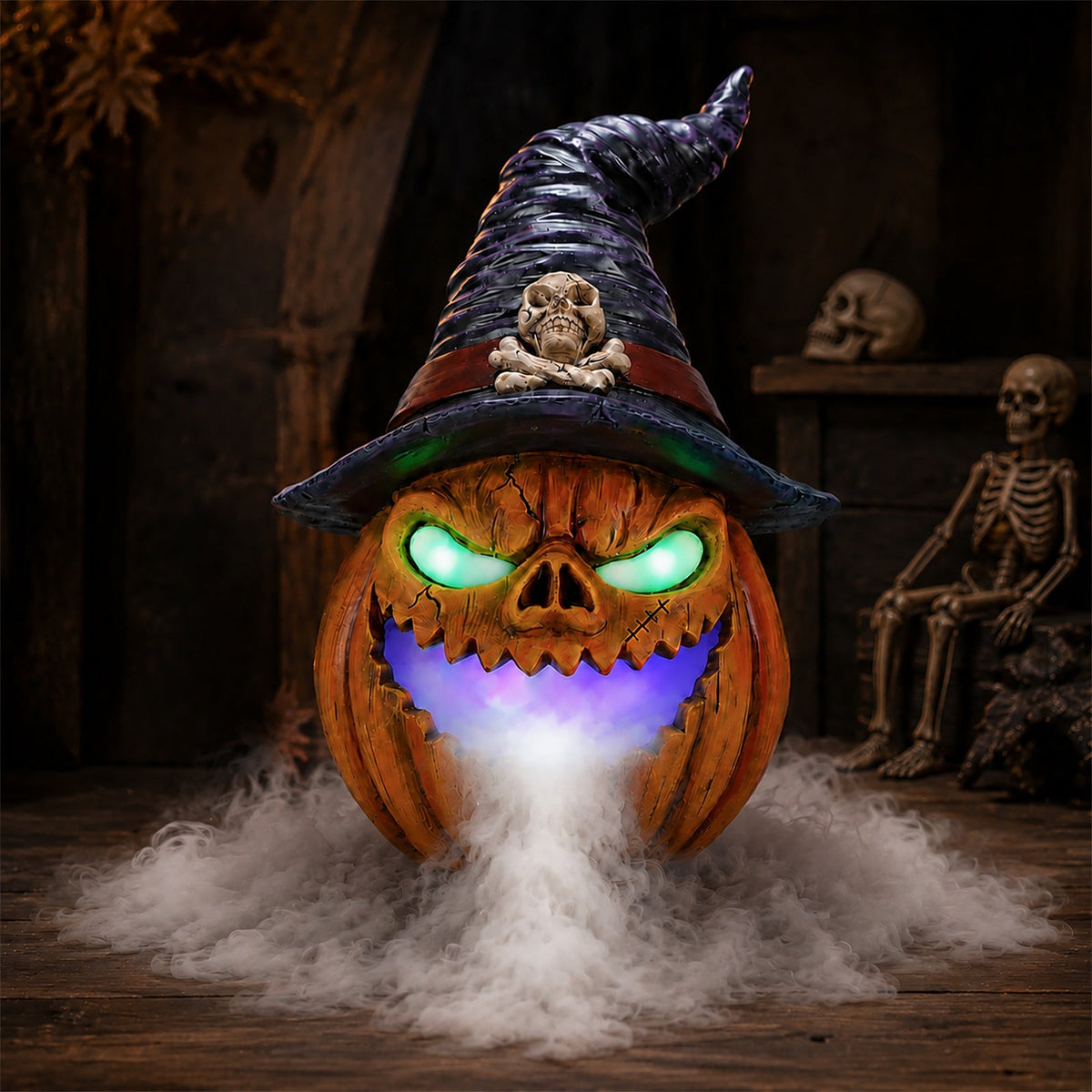 Halloween Jack-O'-Lantern Pumpkin Mist Sprayer Ornament