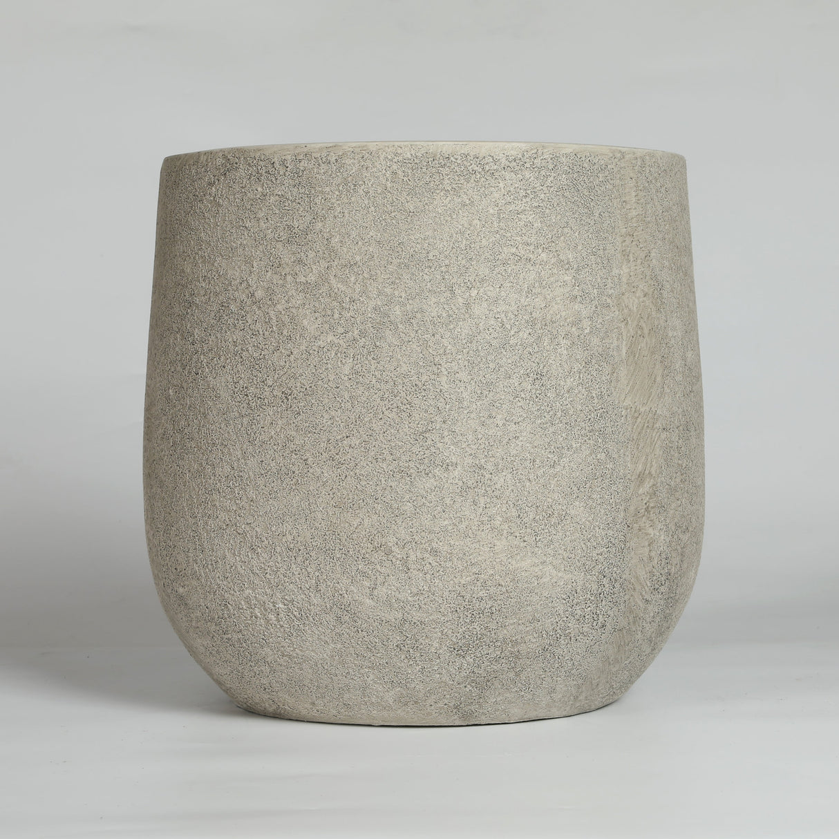 Round Concrete Planter Set of 2 - Antique Grey