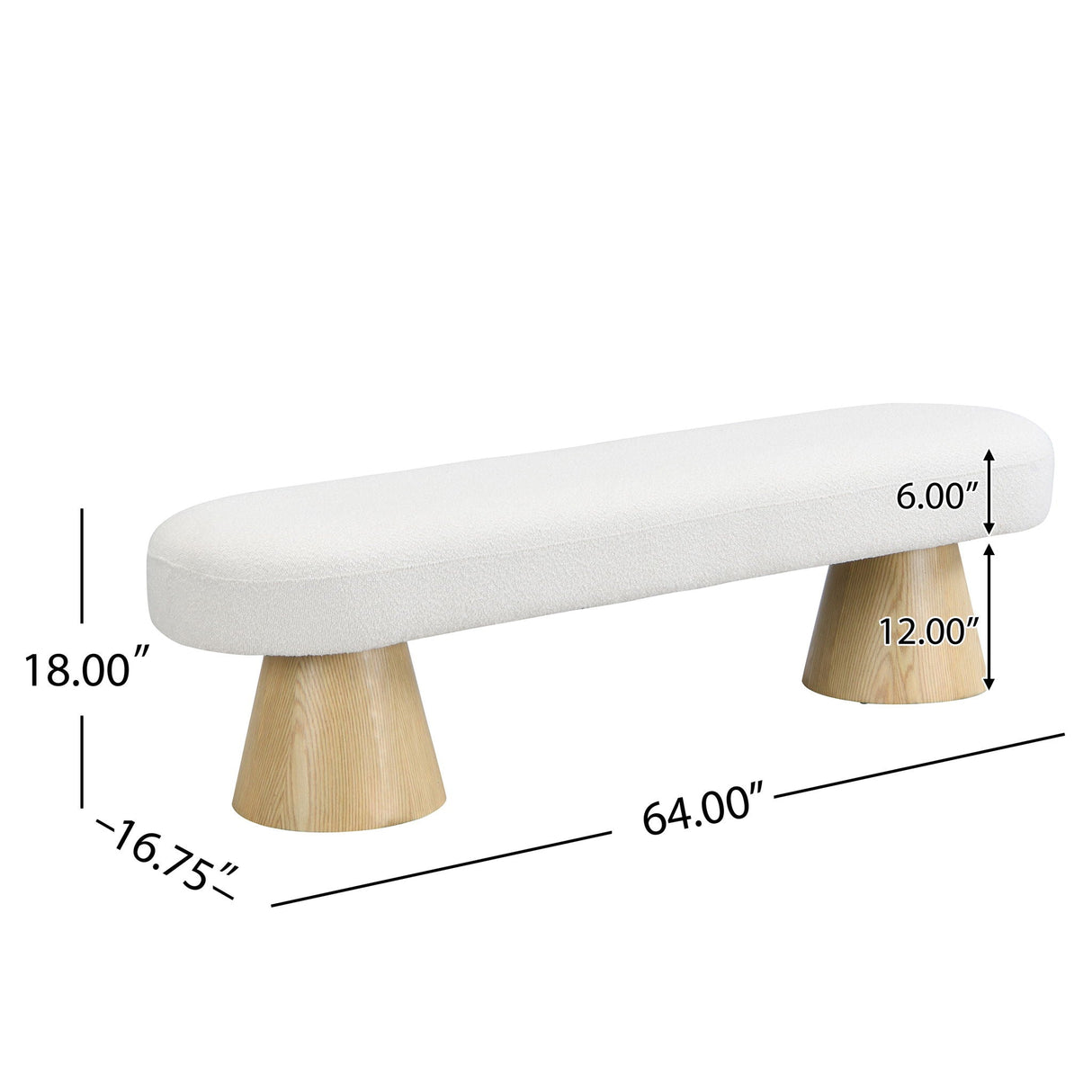 Upholstered Bench for Dining Room