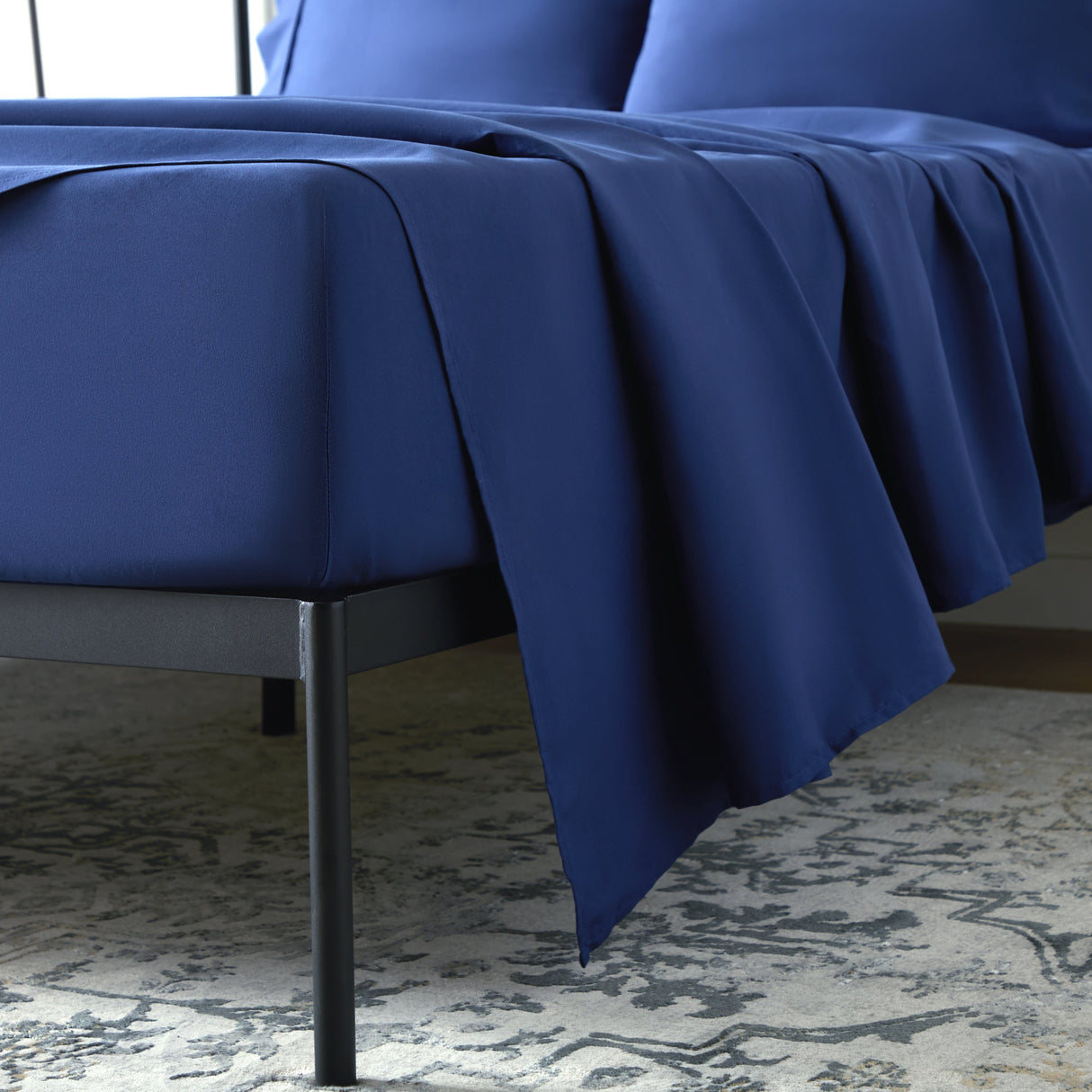Weekender 90gsm Microfiber Sheet Set King Blue