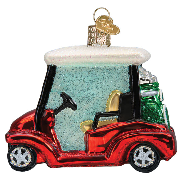 Golf Cart Ornament 3.5x4x2.75 Inches
