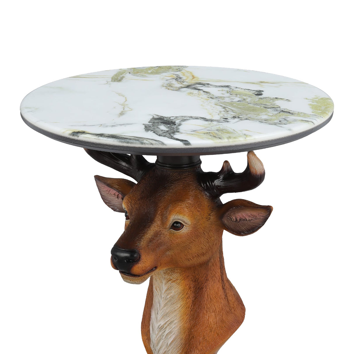 Deer Head Accent Table
