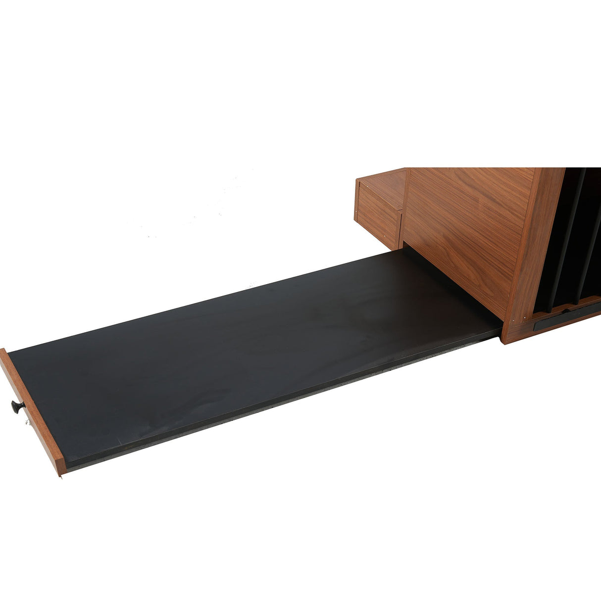 2 in 1 Dog Crate with Padded Seat Walnut 56'L Furniture Style