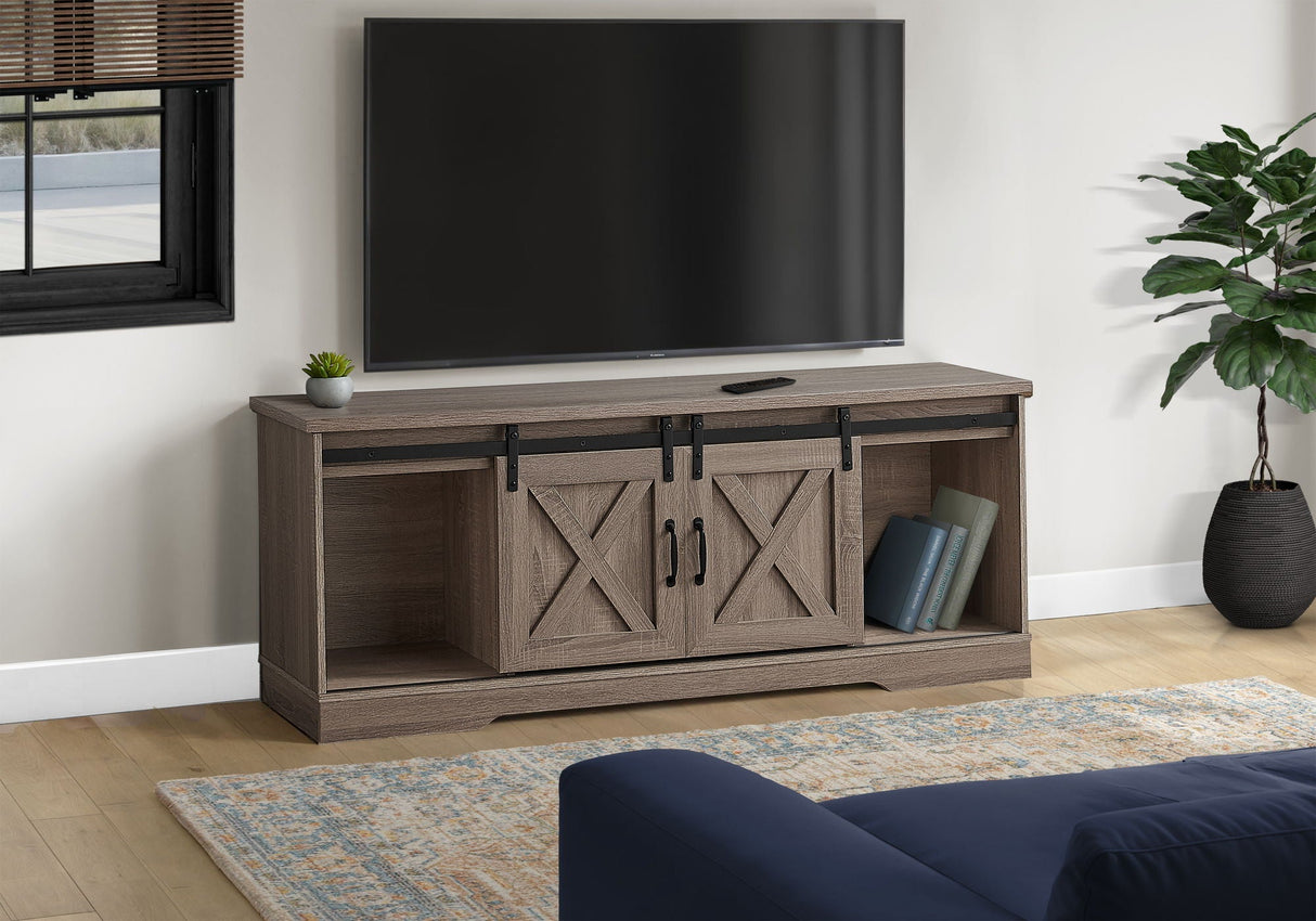 Transitional TV Stand Console Media Entertainment Center