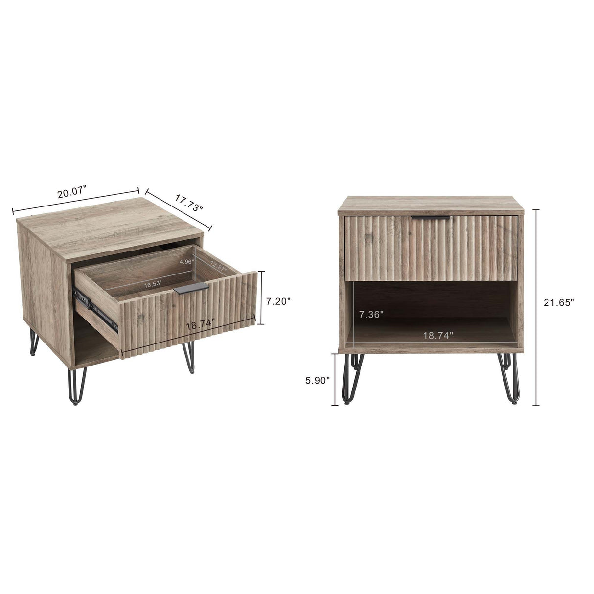 Dumbo - Modern Nightstand