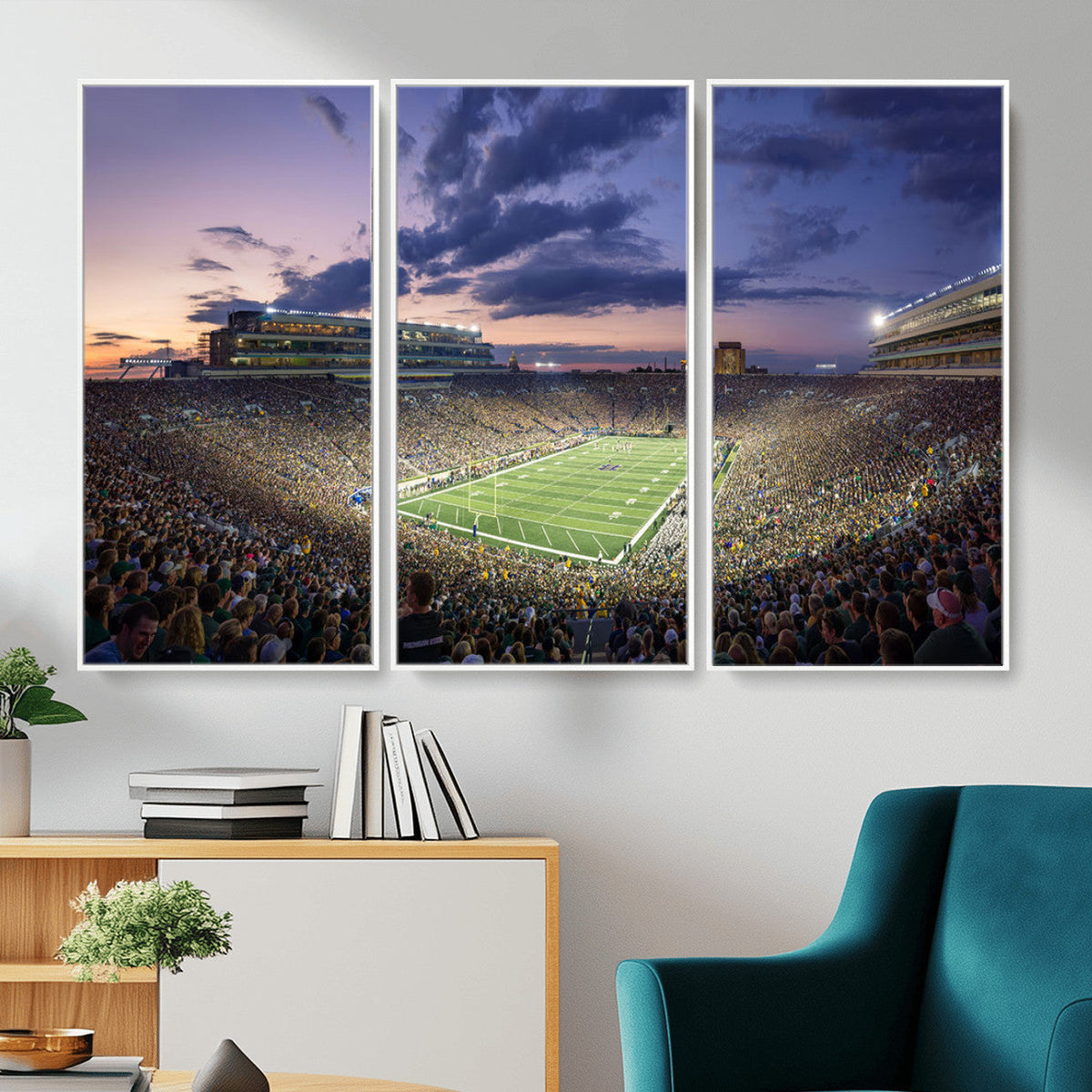Notre Dame Fighting Irish Football Team Print - Notre Dame