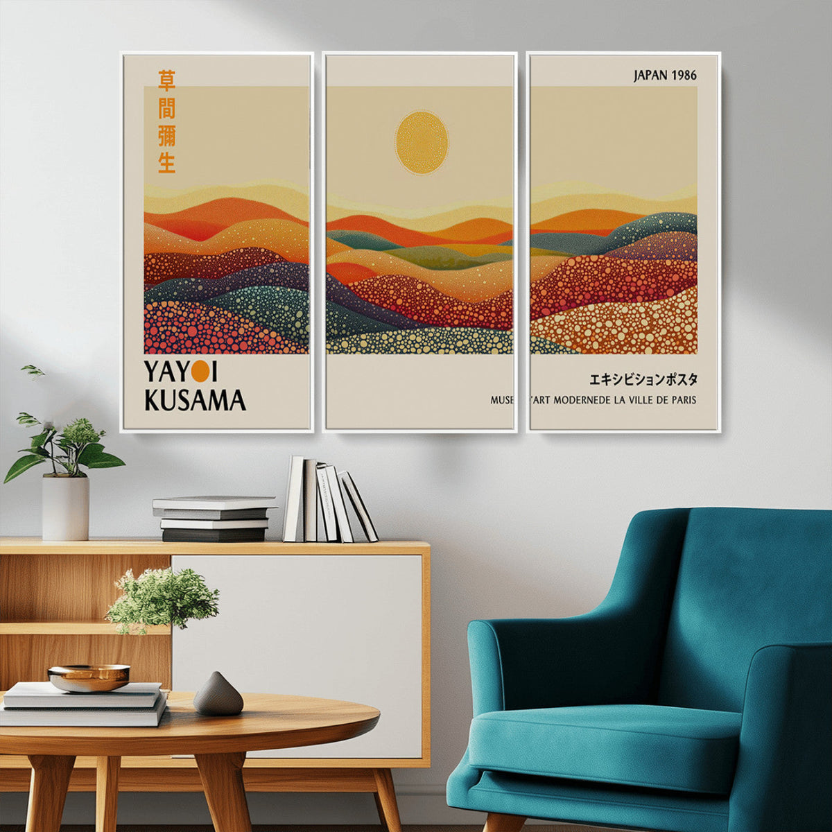 Yayoi Kusama Art Print Wall Decor – Yayoi Kusama Wabi Sabi
