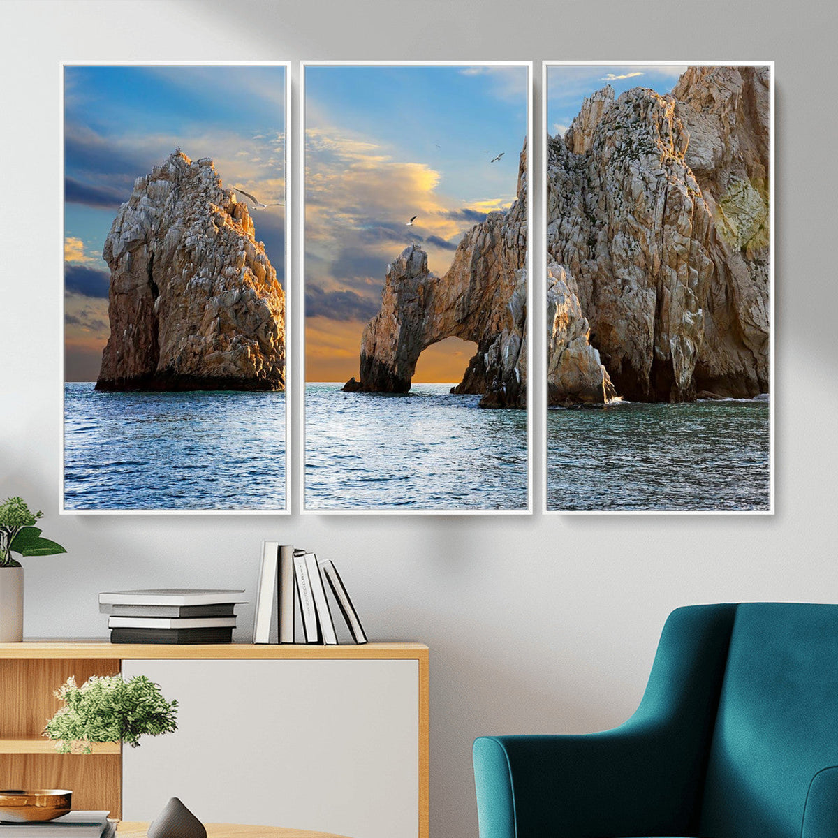 The Arch Cabo San Lucas Ocean Arch Wall Art Canvas Print,