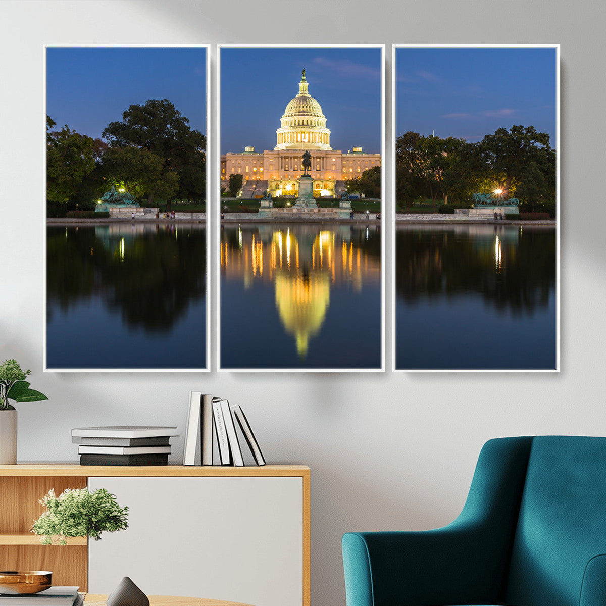 US Capitol Building Wall Art Canvas Print – Washington DC