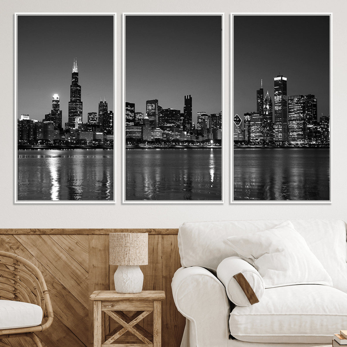Chicago Wall Art Canvas Print